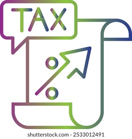 Tax Return icon design for personal commercial use