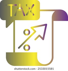 Tax Return icon design for personal commercial use