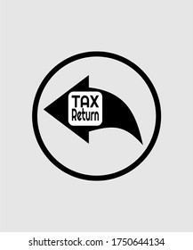 TAX RETURN ICON VECTOR LOGO