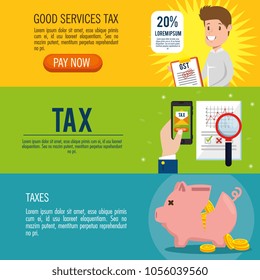 tax return time set icons