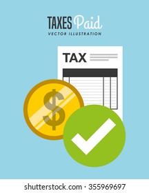 tax time design, vector illustration eps10 graphic 