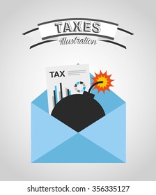 tax time design, vector illustration eps10 graphic 