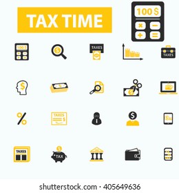 tax time icons
