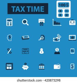 tax time icons