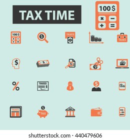 tax time icons