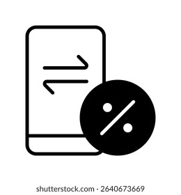 Tax Transaction Vector for Financial Management and Filing. Online tax payment icon, e-filing design, finance record concept