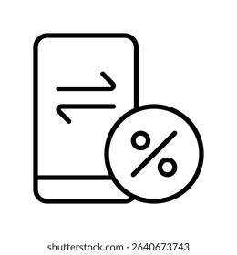 Tax Transaction Vector for Financial Management and Filing. Online tax payment icon, e-filing design, finance record concept