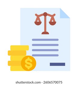 Taxation Icon Element for Design