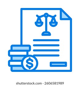 Taxation Icon Element for Design