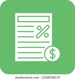 Taxation vector icon. Can be used for printing, mobile and web applications.
