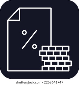 Taxes Business People Icons with black filled outline style