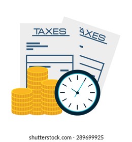 taxes concept design, vector illustration eps10 graphic 