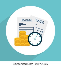 taxes concept design, vector illustration eps10 graphic 