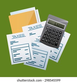 taxes concept design, vector illustration eps10 graphic 