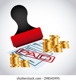 taxes concept design, vector illustration eps10 graphic 