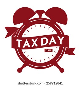 Taxes design over white background, vector illustration.