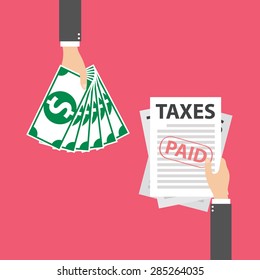 taxes icon design, vector
