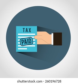 taxes icon design, vector illustration eps10 graphic 