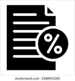Taxes Icon Element For Design