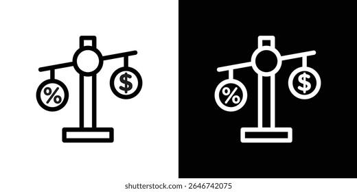 Taxes icon vector simple element illustration editable