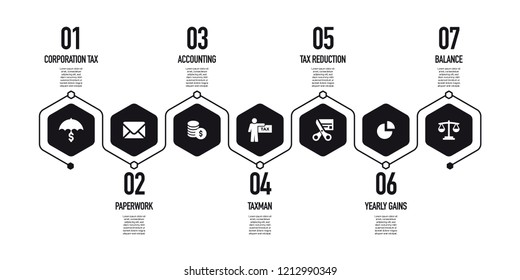 TAXES INFOGRAPHIC CONCEPT