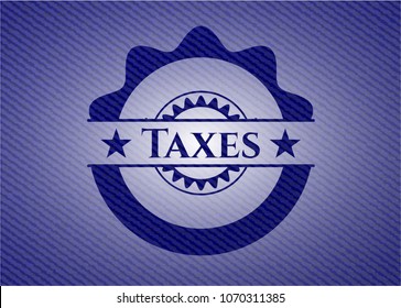 Taxes jean background