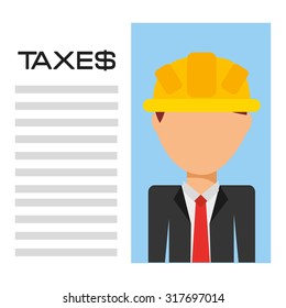 taxes payment design, vector illustration eps10 graphic 
