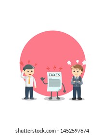 Taxes Payment Information vector illustration