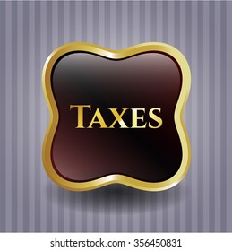 Taxes shiny emblem