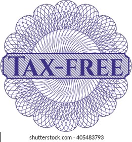 Tax-free abstract linear rosette