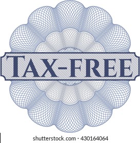 Tax-free money style rosette