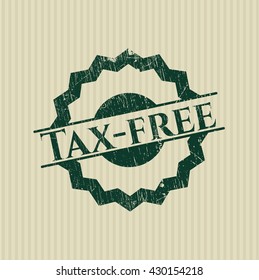 Tax-free rubber seal