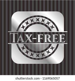 Tax-free silvery emblem