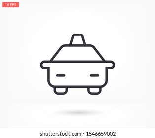 taxi 10 eps bond icon design vector graphic