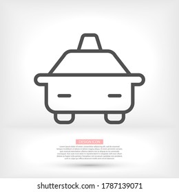 taxi 10 eps bond icon design vector graphic