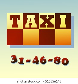 taxi advertising banner