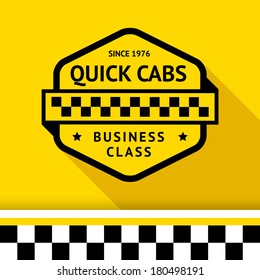 Taxi badge 01, vector illustration 10eps