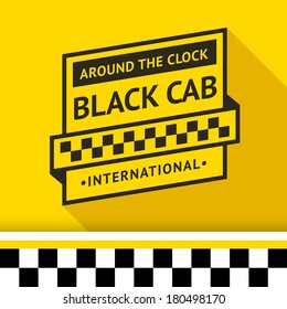 Taxi badge 03, vector illustration 10eps