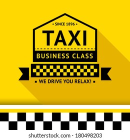 Taxi badge with shadow - 08, vector illustration 10eps