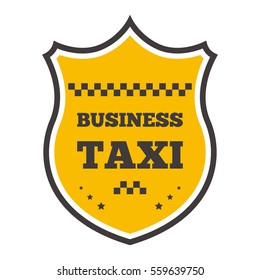 Taxi badge vector illustration.