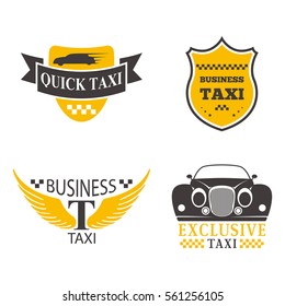 Taxi badge vector illustration.