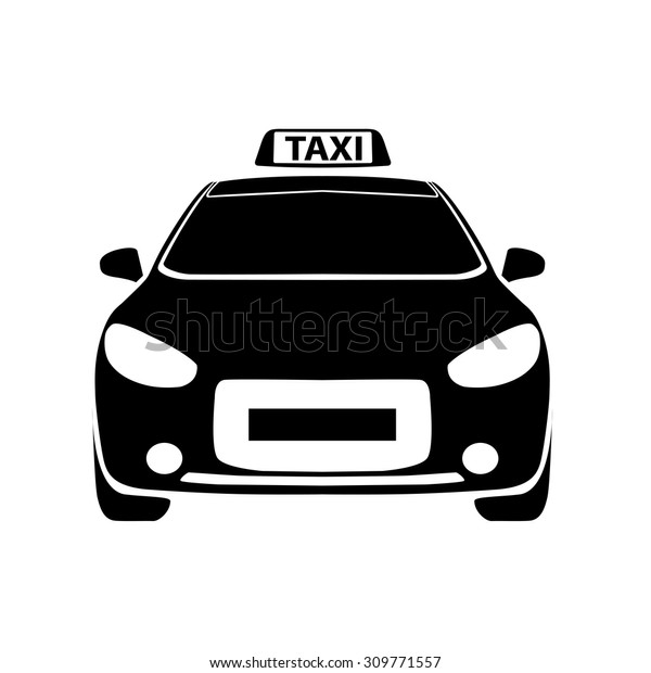 taxi black and white\
icon