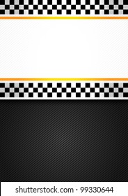 Taxi blank racing background. Vector 10eps