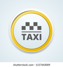 Taxi button illustration