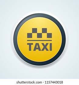Taxi button illustration