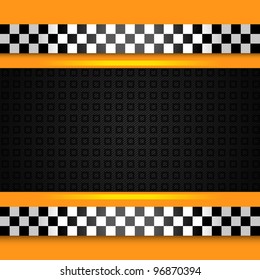 Taxi cab background close up. Vector 10 eps