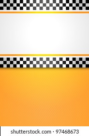 Taxi cab blank background