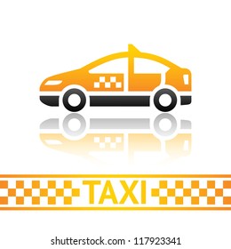 Taxi cab icon