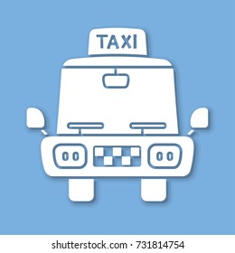 Taxi cab icon