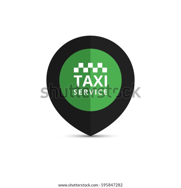 Taxi, cab logo, design. Taxi point graphic\
icon. Vector\
illustration.